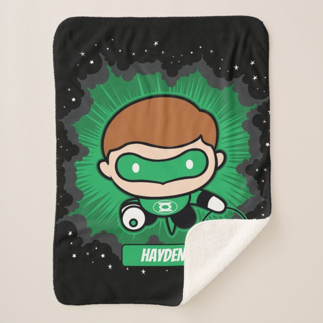 Manta Sherpa Chibi Green Lantern Flying Through Space (Anverso)