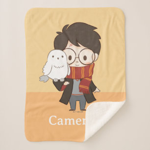 Manta Sherpa Chibi HARRY POTTER™ & Hedwig