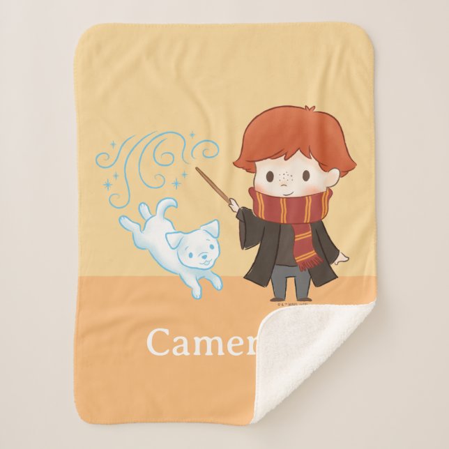 Manta Sherpa Chibi Ron Weasley Patronus (Anverso)