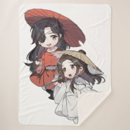Manta Sherpa Chibi Tgcf Blanket