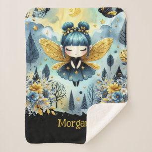Manta Sherpa Chica gótico Personalizado Decoración Gótico Kawai