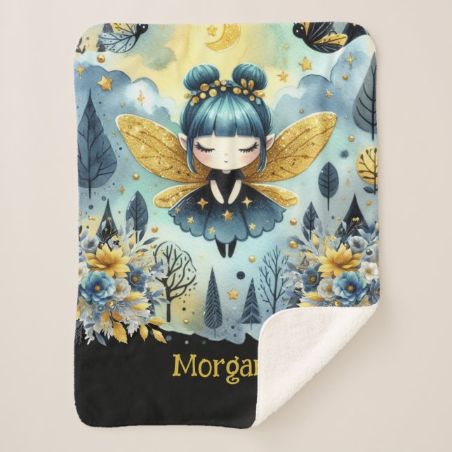 Manta Sherpa Chica gótico Personalizado Decoración Gótico Kawai (Anverso)