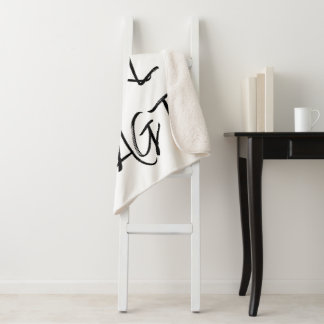 Manta Sherpa Chica negro mágico