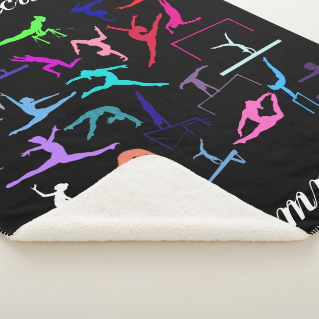 Manta Sherpa Chicas 25 mensajes de gimnasia personalizados (3/4)