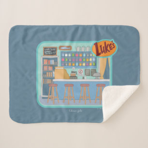 Manta Sherpa Chicas Gilmore Gráfico de Luke's Diner