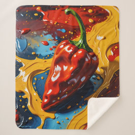 Manta Sherpa Chili cromático - Imperio de la piña