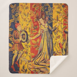 Manta Sherpa Chinoiserie italiana de estilo mediterráneo de col