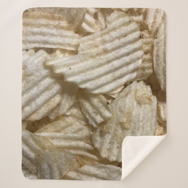 Manta Sherpa Chips de papa (Anverso)