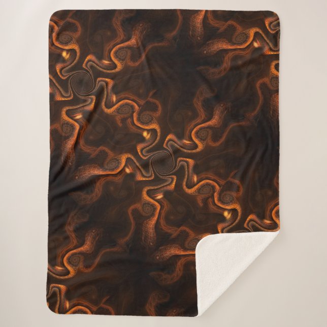 Manta Sherpa Chocolate mexicano (Anverso)