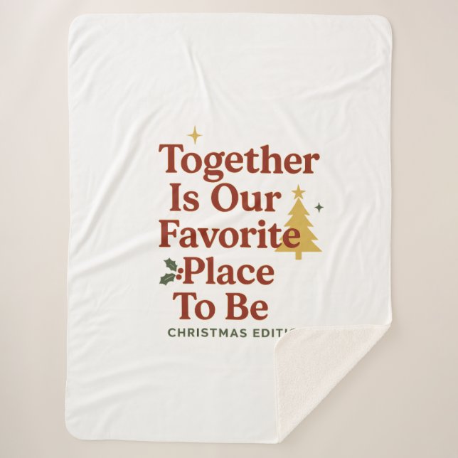 Manta Sherpa christmas (Anverso)