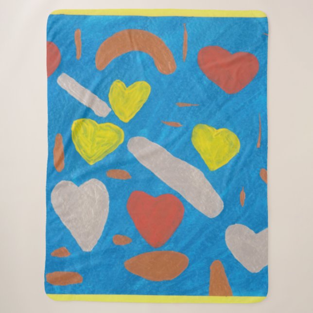 Manta Sherpa Cielo de Amor (Anverso)