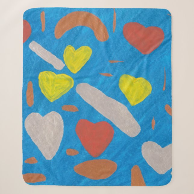 Manta Sherpa Cielo de Amor (Anverso)