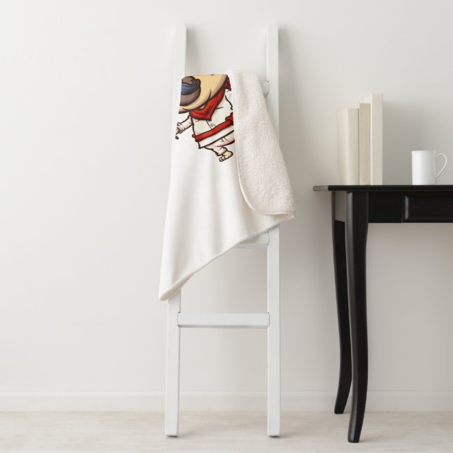 Manta Sherpa Cinco tazas de mayo (In situ)