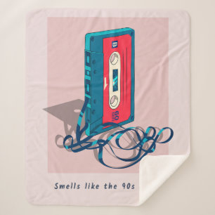 Manta Sherpa Cinta Cassette de la época de los años 90