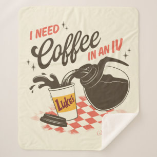 Manta Sherpa Cita de Gilmore Girls Luke's Café IV