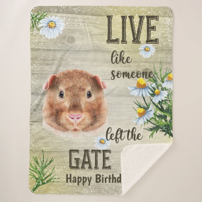 Manta Sherpa Cita positiva al estilo de un país porcino de Guin (Anverso)