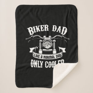 Manta Sherpa Citas de abuelo Mejor papá ciclista