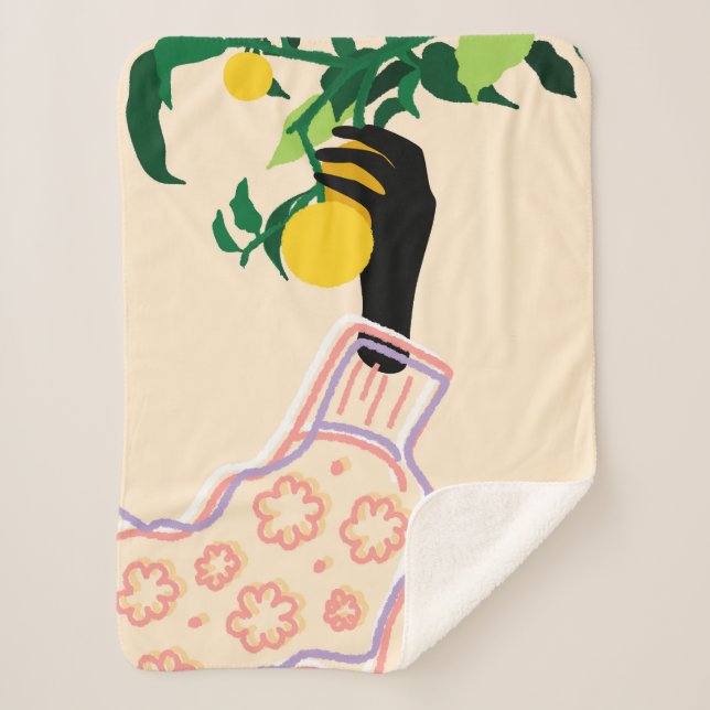 Manta Sherpa Citrus Touch (Anverso)