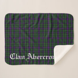 Manta Sherpa Clan Abercrombie Tartán