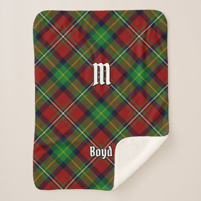 Manta Sherpa Clan Boyd Tartan (Anverso)