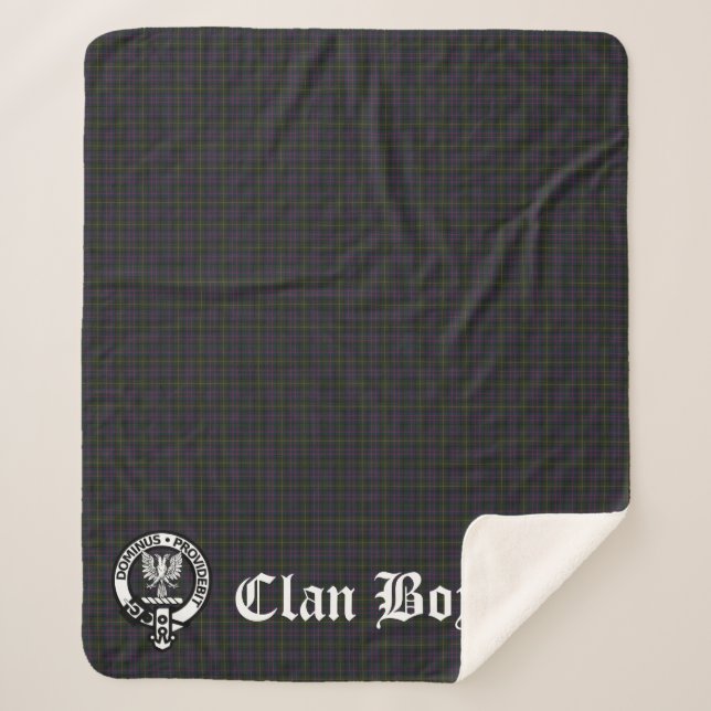 Manta Sherpa Clan Boyle Tartan (Anverso)