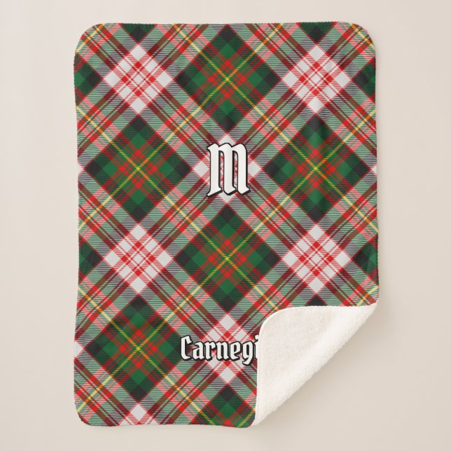 Manta Sherpa Clan Carnegie Dress Tartan (Anverso)