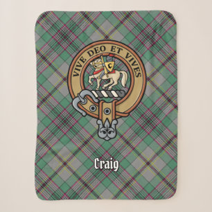 Manta Sherpa Clan Craig Escudo por Tartán