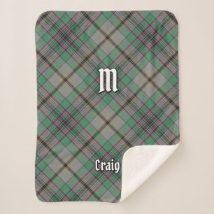 Manta Sherpa Clan Craig Tartan Sherpa Blanket