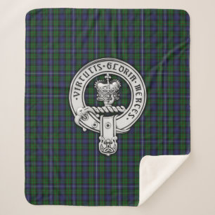 Manta Sherpa Clan Donnachaidh (Robertson) Escudo /Hunting Tartá