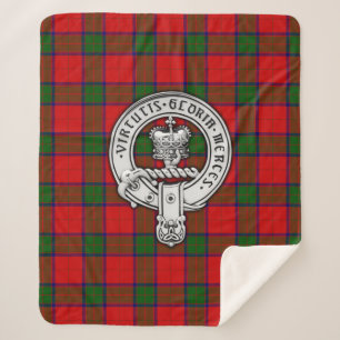 Manta Sherpa Clan Donnachaidh (Robertson) Escudo y Tartán