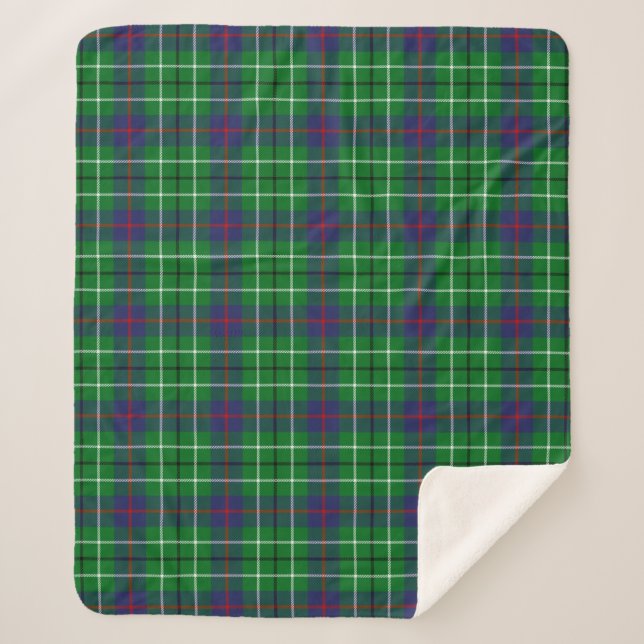 Manta Sherpa Clan Duncan Tartán Plaid (Anverso)
