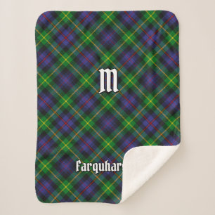 Manta Sherpa Clan Farquharson Tartan Sherpa Blanket