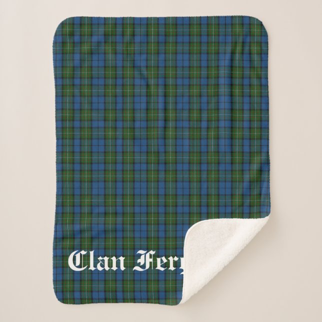 Manta Sherpa Clan Ferguson Tartan (Anverso)