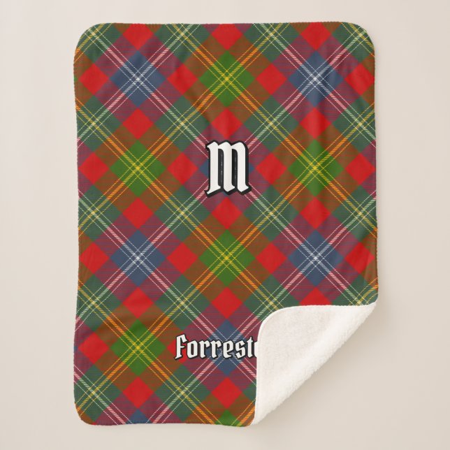 Manta Sherpa Clan Forrester Tartan (Anverso)