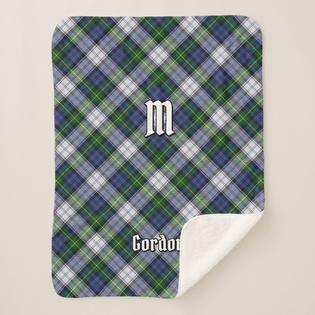 Manta Sherpa Clan Gordon Vress Tartan Sherpa Blanket (Anverso)
