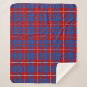 Manta Sherpa Clan Hamilton Tartan Plaid