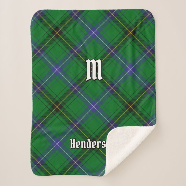 Manta Sherpa Clan Henderson Tartan (Anverso)