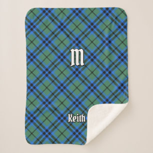 Manta Sherpa Clan Keith Tartan Sherpa Blanket