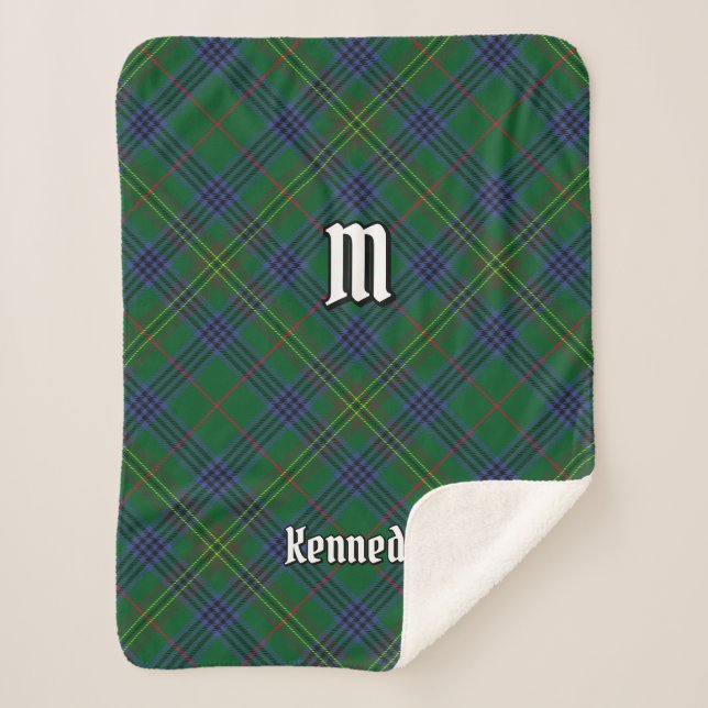 Manta Sherpa Clan Kennedy Tartan (Anverso)