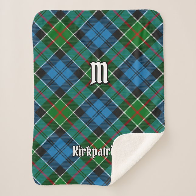 Manta Sherpa Clan Kirkpatrick Tartan (Anverso)