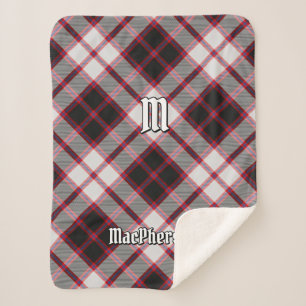 Manta Sherpa Clan MacPherson Hunting Tartan Sherpa Blanket