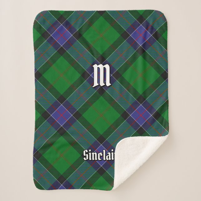 Manta Sherpa Clan Sinclair Hunting Tartan (Anverso)