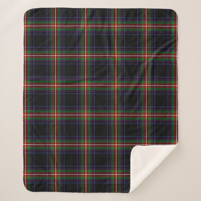 Manta Sherpa Clan Watt Tartán Plaid escocés (Anverso)