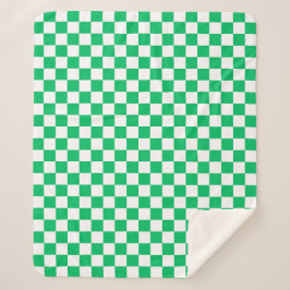 Manta Sherpa Classic green checkered