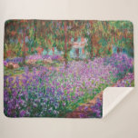 Manta Sherpa Claude Monet - El jardín del artista en Giverny<br><div class="desc">El jardín del artista en Giverny / Le Jardin de l'artiste a Giverny - Claude Monet,  1900</div>