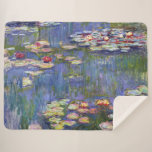 Manta Sherpa Claude Monet - Lilies de agua / Nympheas<br><div class="desc">Lilies de agua/Nympheas - Claude Monet,  1916</div>