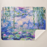 Manta Sherpa Claude Monet - Lilies de agua / Nympheas 1919<br><div class="desc">Lilies de agua / Nympheas (W.1852) - Claude Monet,  Petróleo en lienzo,  1916-1919</div>