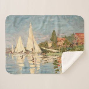 Manta Sherpa Claude Monet   Regatta at Argenteuil, c.1872