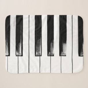 Manta Sherpa Claves de piano viejas