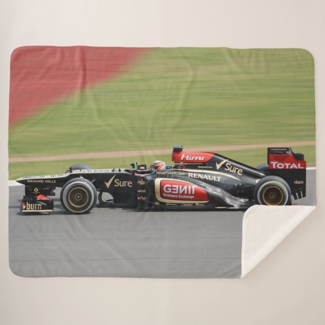 MANTA SHERPA COCHE DE RAZA (Anverso (horizontal))